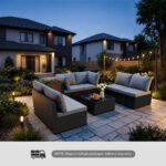7-Piece Outdoor Wicker Rattan Sectional Sofa Set with Premium Cover - Image 2
